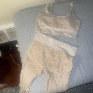 Two piece legging set with tank